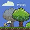 Sidescroller mockup 2 icon/pixelart