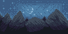 Night icon/pixelart
