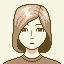 Close your eyes icon/pixelart
