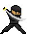 Ninja Animation icon/pixelart