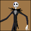 Jack Skelington icon/pixelart