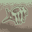 Nuclear or Zombie fish icon/pixelart