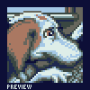 The Artist's Dog - big brother palette study icon/pixelart