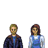 Captain and Engineer icon/pixelart
