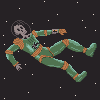 Space Suit (Octobit Day 4) icon/pixelart