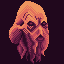 octopus head icon/pixelart