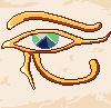 The Eye of Horus. icon/pixelart
