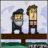 The Old Fisherman icon/pixelart