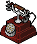 Old Isometric Telephone icon/pixelart
