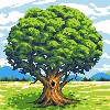 Old tree icon/pixelart