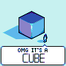 OMG It's A Cube! icon/pixelart
