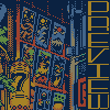 A Corner in Osaka (colored) icon/pixelart