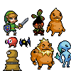 Old Zelda Stuff icon/pixelart