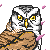 Owl Guardian icon/pixelart