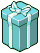 Secret Santa gift icon/pixelart