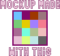 Palette platformer mockup icon/pixelart