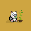 panda icon/pixelart