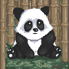 Panda icon/pixelart