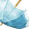 Parasol icon/pixelart