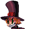Skullgirl's Peacock: Conceited icon/pixelart