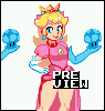 Princess Peach icon/pixelart