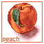 Peach icon/pixelart