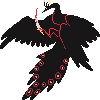 killer peacock icon/pixelart