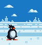 Penguin Tiles icon/pixelart
