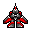 Phoenix Spaceship icon/pixelart