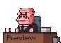 The Pig Boss icon/pixelart