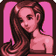 Portrait of Piiru icon/pixelart