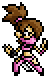 Pink Pixel Ninja icon/pixelart