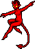Devilish red. icon/pixelart