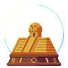 Pyramid in sand