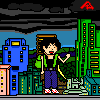 Pablo In the city icon/pixelart