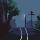 Road on a misty day icon/pixelart