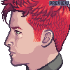 Cherry Hair icon/pixelart