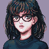 Portrait icon/pixelart