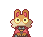 Simple animals Old Cat icon/pixelart