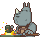 Simple animals Rhino icon/pixelart