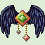 Crow Jewel icon/pixelart
