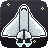 Space Shuttle icon/pixelart