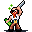 Drunken Pirate icon/pixelart