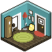 Iso Room icon/pixelart