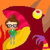 Me and a Monster icon/pixelart
