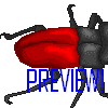 Flying Stag icon/pixelart