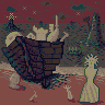Old man and the Sea icon/pixelart
