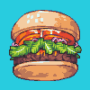 Juicy Burgoir icon/pixelart