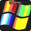 Windows C64 Edition icon/pixelart