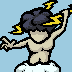 Afro Godess icon/pixelart